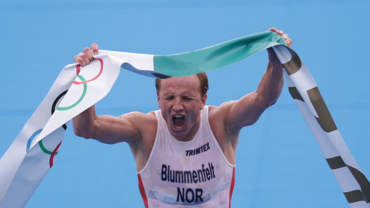 Twitter / Na zdjęciu: Kristian Blummenfelt