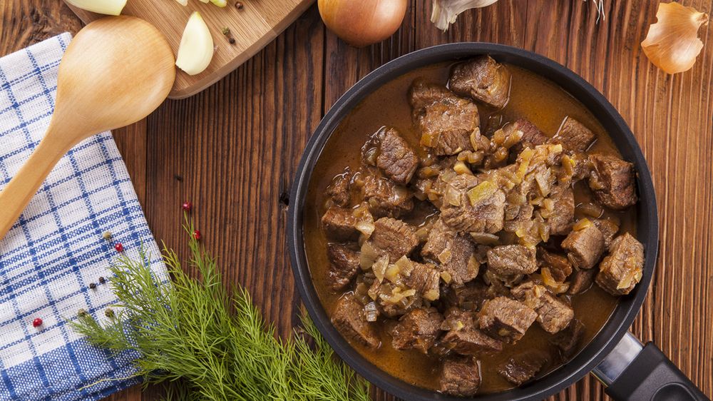 Gulasz wołowy w puszce