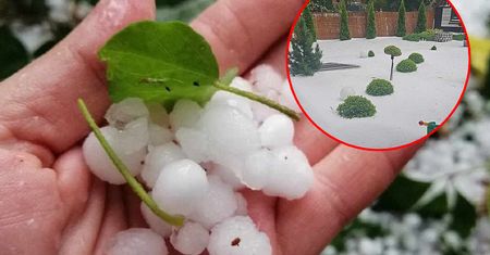 Zrobiło się biało. Burze i potworne gradobicie w Wielkopolsce