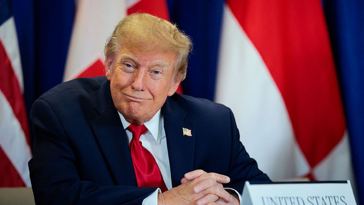 President Donald Trump Attends United Nations General Assembly In New York
NEW YORK, NEW YORK - SEPTEMBER 22: U.S. President Donald Trump looks on during the signing of a security pact between the U.S., Denmark, and Greenland during the 81st session of the United Nations (U.N.) General Assembly at U.N. Headquarters on September 22, 2026 in New York City. World leaders have gathered in New York for the annual session of the United Nations General Assembly, with this year's global issues ranging from the threat of artificial intelligence to the continued wars in Ukraine and Gaza. (Photo by Chip Somodevilla/Getty Images)
Chip Somodevilla
bestof, topix
