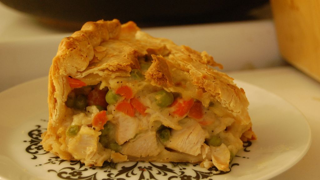 Mrożona tarta z kurczakiem (przygotowana)