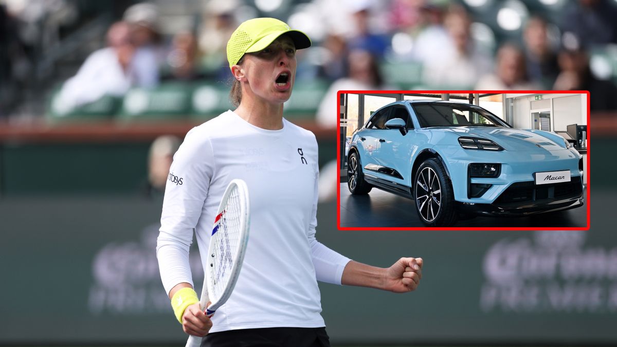 Getty Images / Clive Brunskill/Instagram/Porsche Centrum Warszawa / Iga Świątek i nagroda turnieju w Stuttgarcie