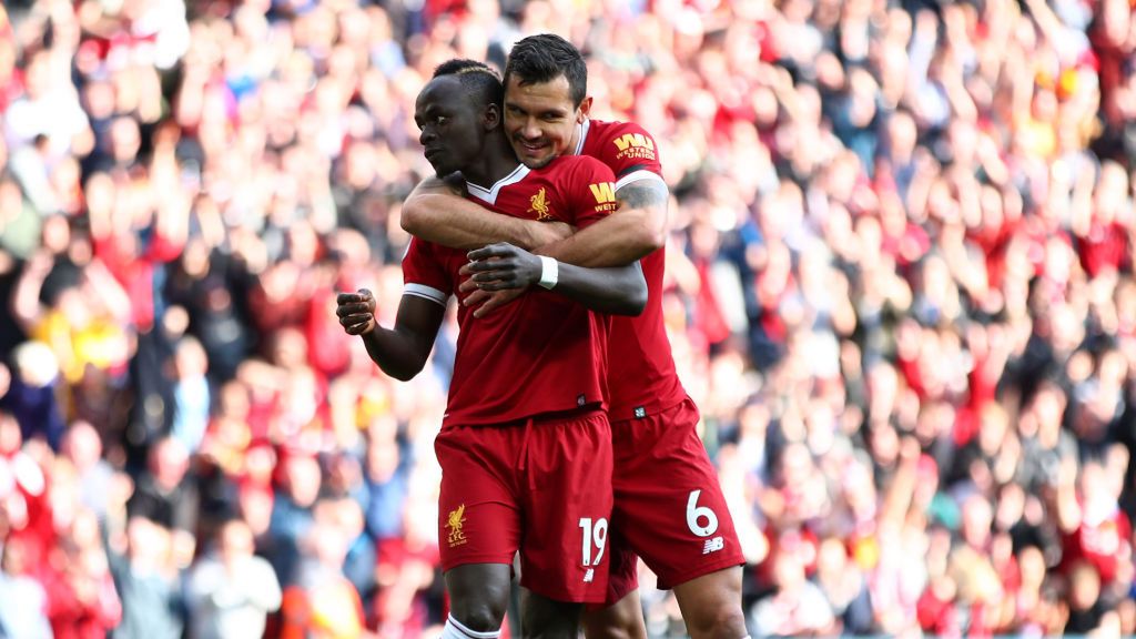 Sadio Mane (nr 19), Dejan Lovren