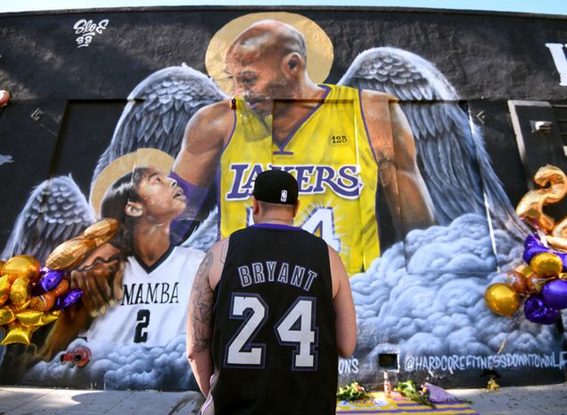 Kolejny z murali poświęcony Kobemu Bryantowi i jego córce