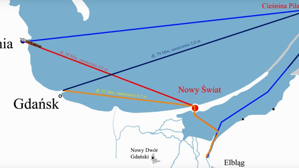 Plany przekopu Mierzei Wiślanej