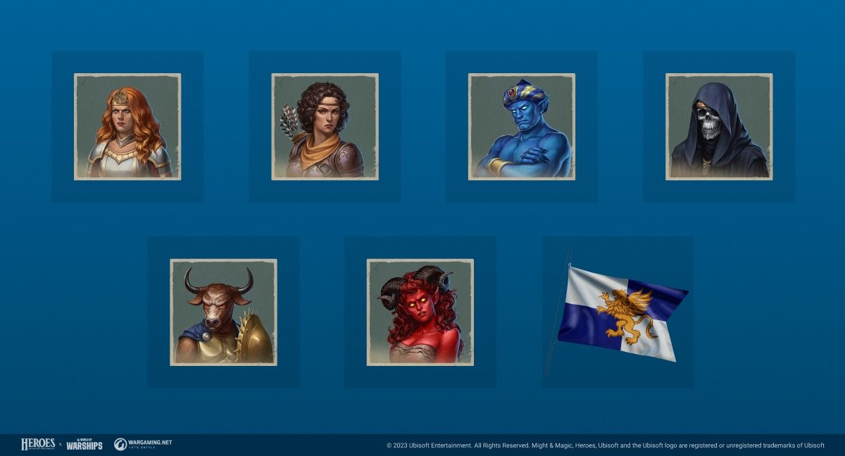Heroes of Might &amp; Magic x World of Warships - bohaterowie i dowódcy