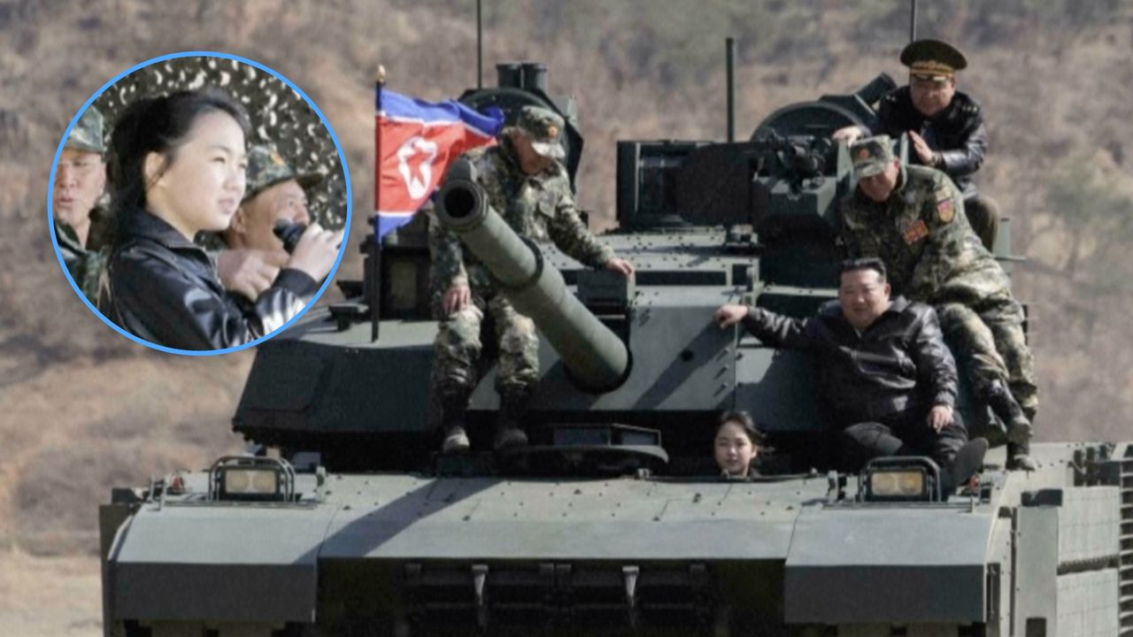 Kim Dzong Un pokazał następczynię. 13-letnia córka jeździ czołgiem
