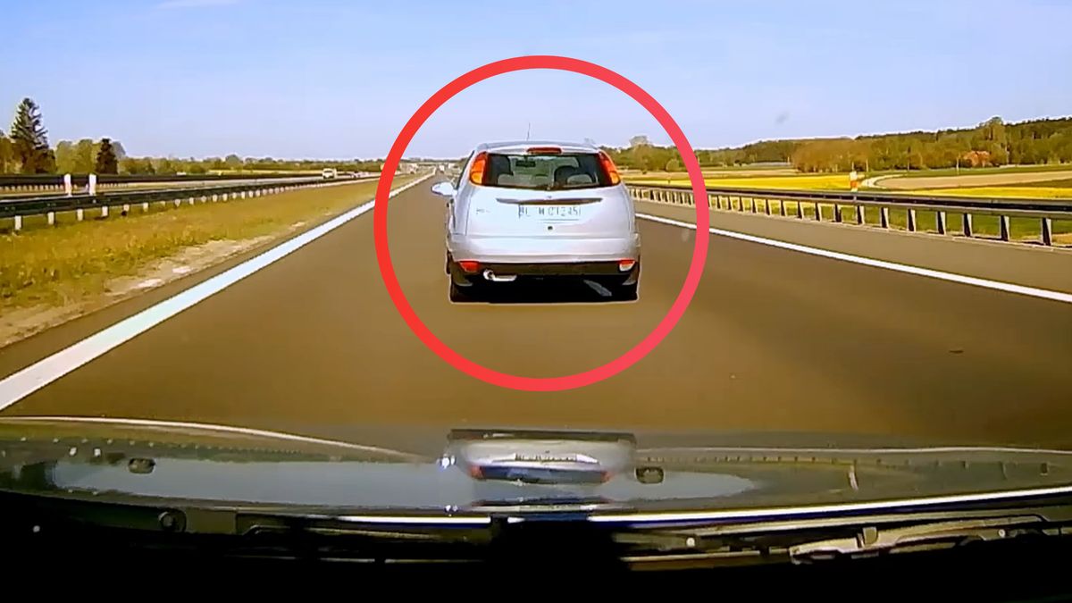 Nagranie z autostrady A4 wywołało poruszenie.