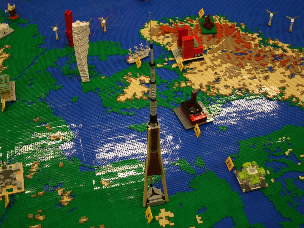 Mapa Europy z niemal 290 tysięcy klocków LEGO