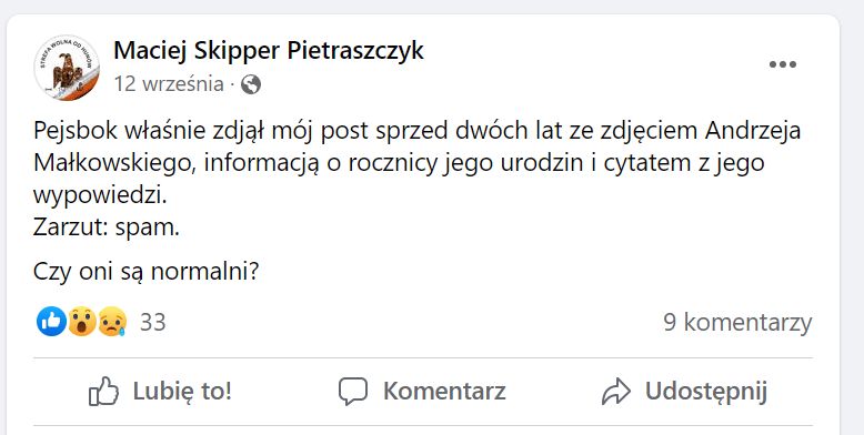 Wpis pracownika Komendy Głównej Straży Granicznej