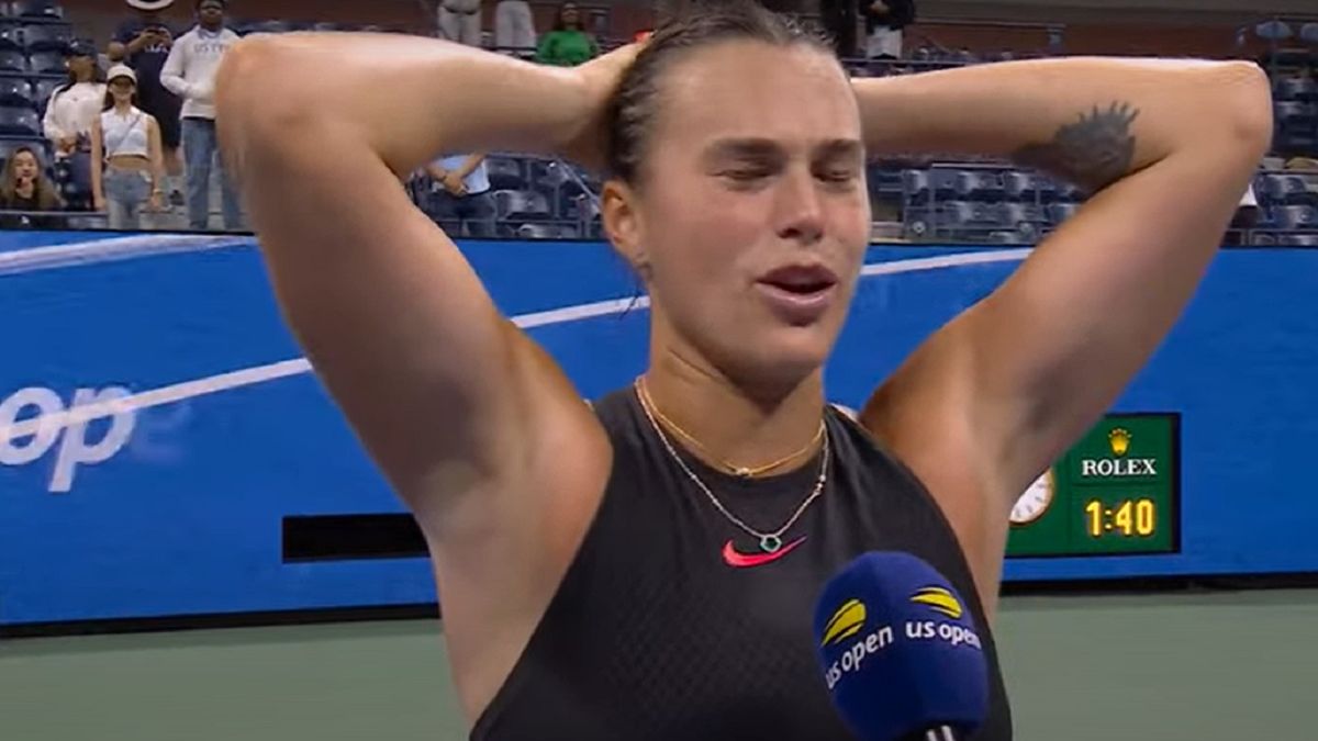 Zdjęcie okładkowe artykułu: YouTube / US Open / Na zdjęciu: Aryna Sabalenka