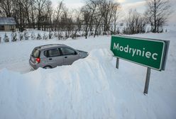 Polskie wioski zasypane śniegiem
