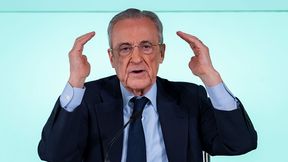 Emocje na trybunach w meczu Realu. Perez dał się ponieść