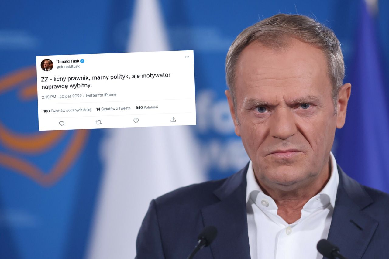 Tusk odpowiada Ziobrze? Zostawił krótki komentarz