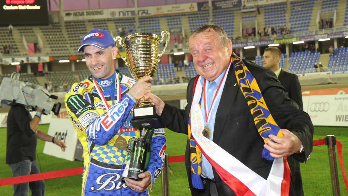 Newspix / Łukasz Trzeszczkowski / Tomasz Gollob i Władysław Komarnicki.