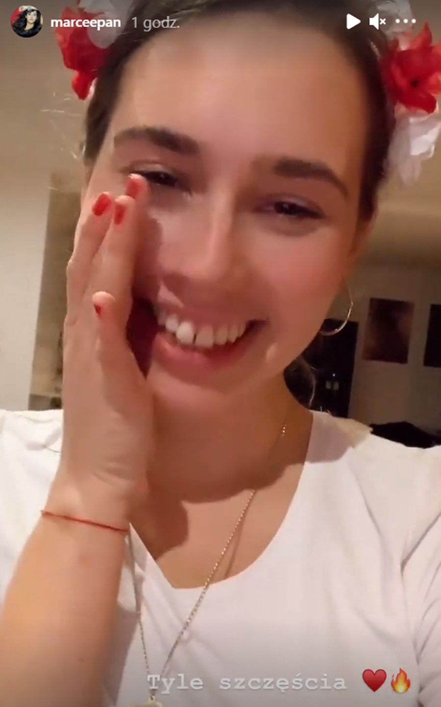 Marcelina Ziętek cieszy się z sukcesu Piotra Żyły