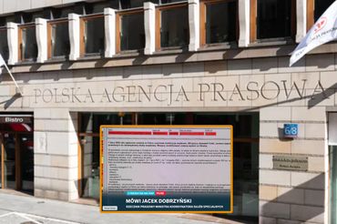 Siedziba PAP i fałszywa depesza