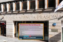 Siedziba PAP i fałszywa depesza