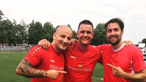 Gwiazdy MMA i boksu spotkały się na boisku. Wszystko dla chorego Aleksa