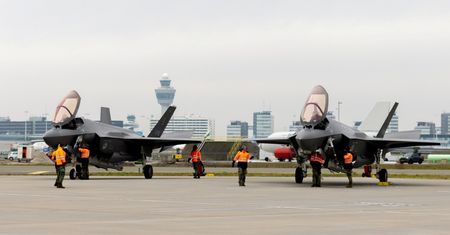 To jedno z największych lotnisk w Europie. Wylądowały tam F-35