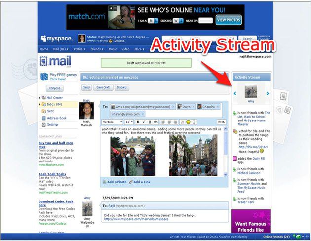 MySpace uruchamia pocztę elektroniczną 2