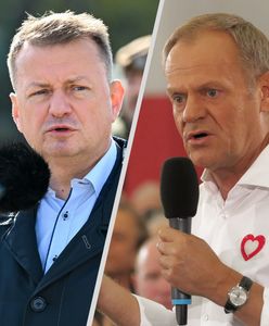 "Znowu oszukuje". Błaszczak komentuje zapowiedź Tuska