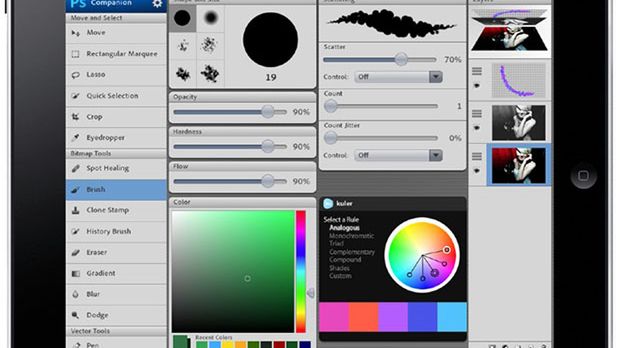 Czy tak ma wyglądać Photoshop na urządzeniach mobilnych? 1
