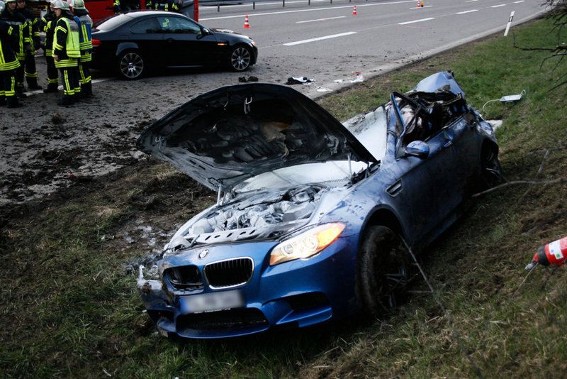 Wypadek BMW M5