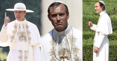 Jude Law jako "SEKSOWNY PAPIEŻ"! (ZDJĘCIA)