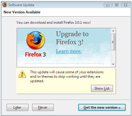 Mozilla przygotowuje się do wysłania Firefoksa 2.0 na emeryturę