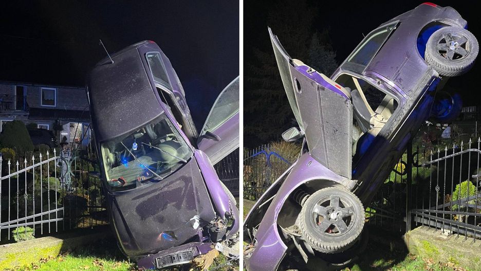 Nikomu z osób będących w aucie nic się nie stało