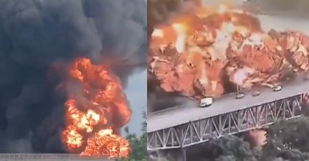 Wybuch na moście w Panamie. Nagrania mrożą krew