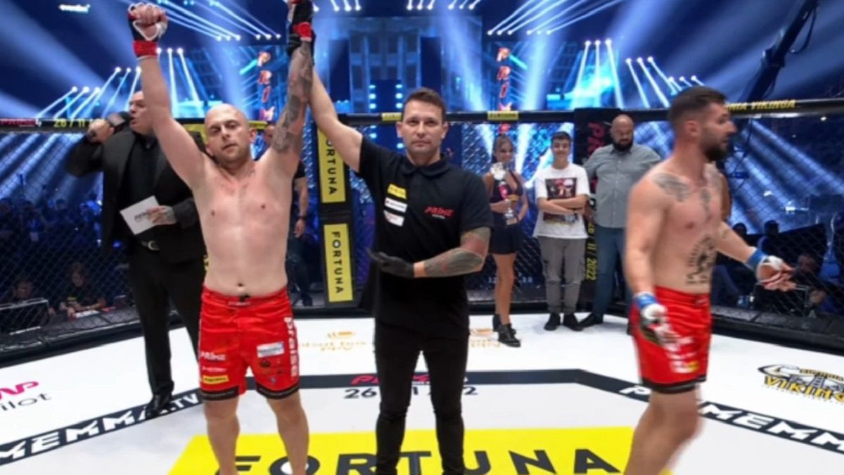 Michał Cichy wygrał w swoim debiucie w MMA