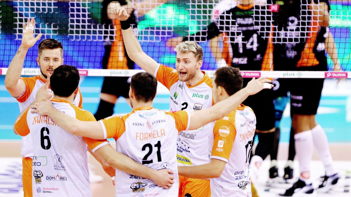 PAP / Tomasz Wiktor / Na zdjęciu: siatkarze BBTS Bielsko-Biała