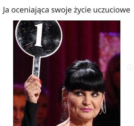 Jeden z memów wstawionych przez Justynę po rozstaniu z chłopakiem
