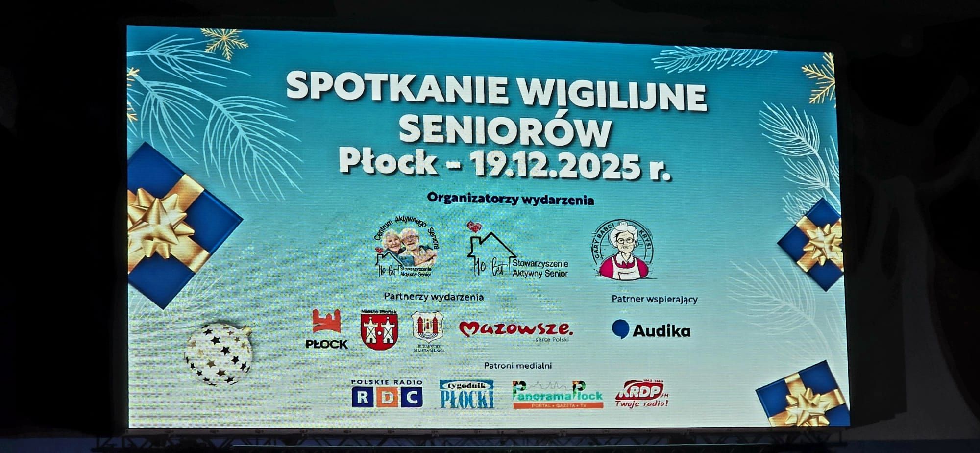 Wigilia seniorów