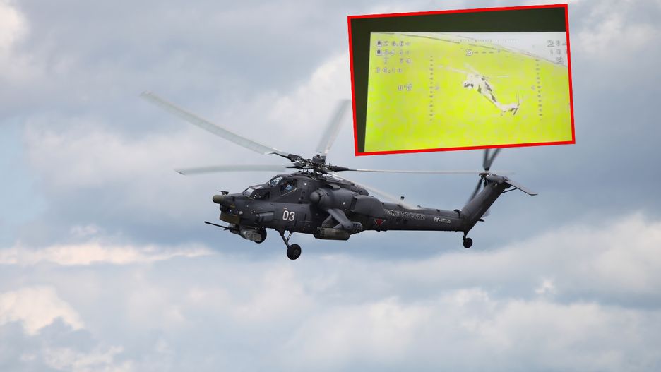 "Po raz pierwszy w historii". Mały dron zniszczył rosyjski Mi-28