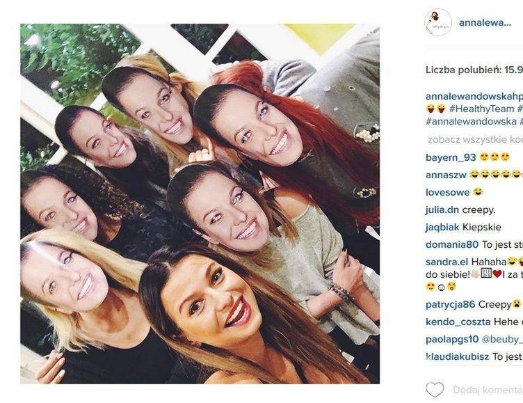 Anna Lewandowska na Instagramie