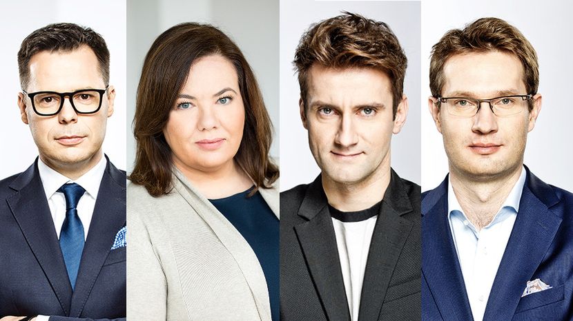 Zarząd WPH. Od lewej: Jacek Świderski, Elżbieta Bujniewicz-Belka, Michał Brański, Krzysztof Sierota