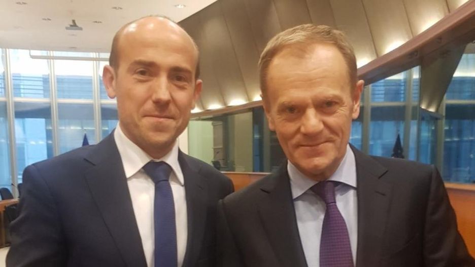 Borys Budka i Donald Tusk