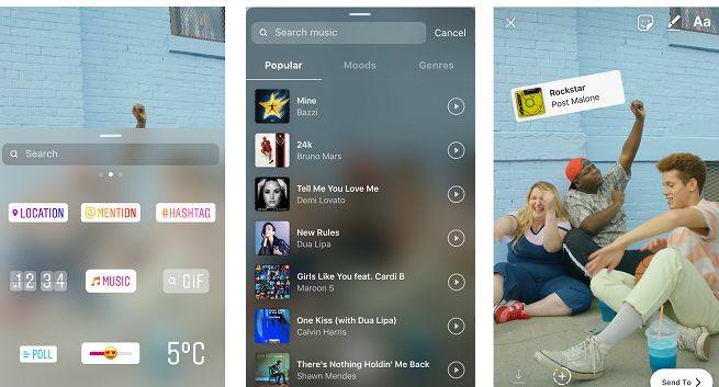 Muzyka w Instagram Stories dostępna w Polsce