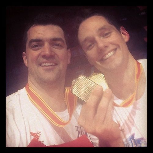 Wout Wijsmans oraz Freddie Winters po zdobyciu mistrzostwa Chin (fot: instagram.com)