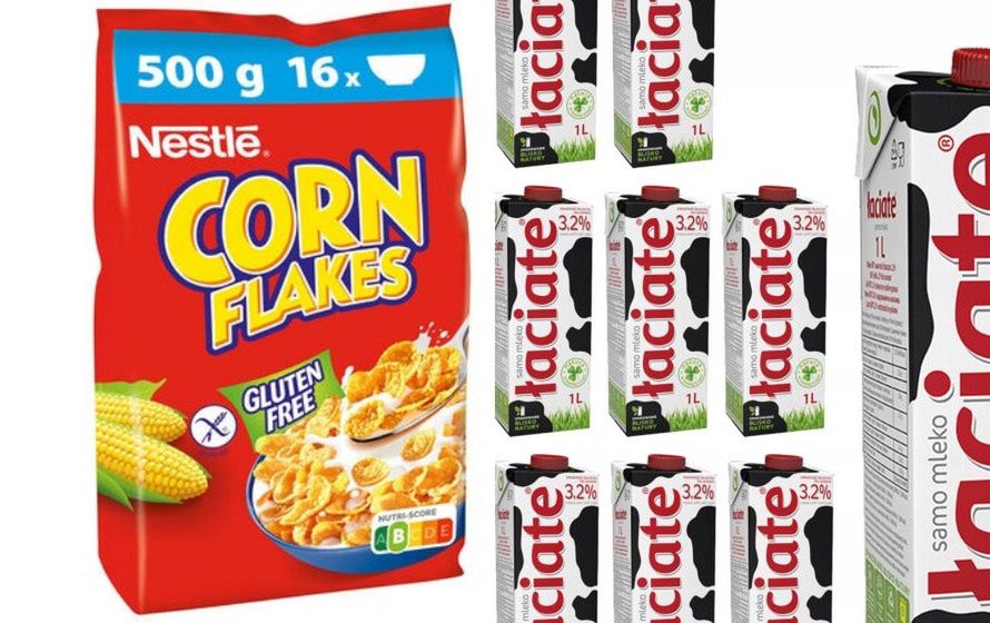 Płatki i mleko to zgrany duet