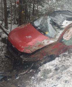 Tragiczny wypadek na drodze do Morskiego Oka. Nie żyje pasażer