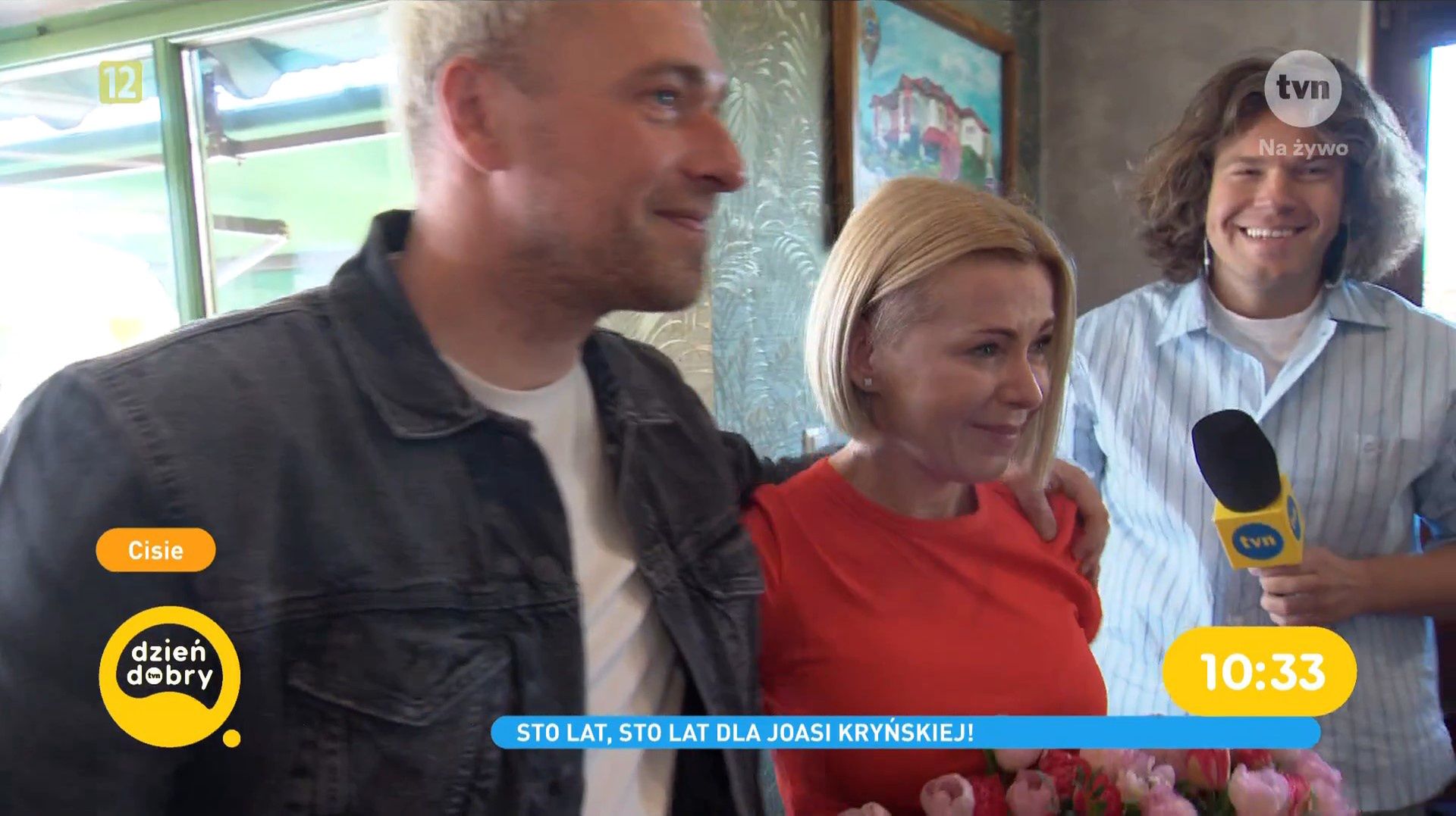 Kadr z programu "Dzień Dobry TVN"
