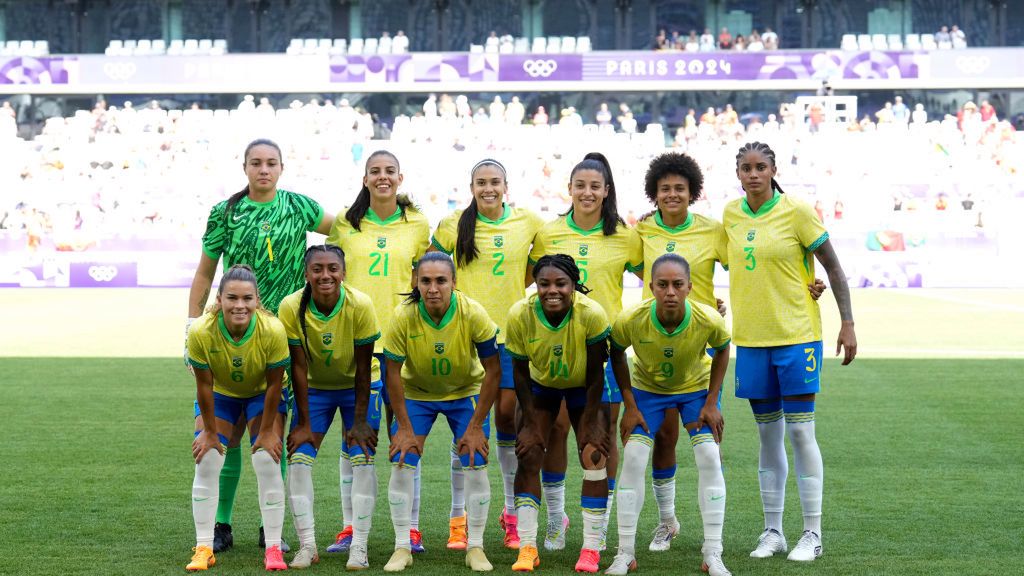 Getty Images / Juan Manuel Serrano Arce / Na zdjęciu: piłkarki reprezentacji Brazylii