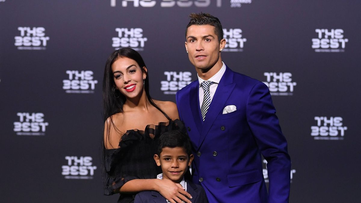 Georgina Rodriguez i Cristiano Ronaldo podczas FIFA Best