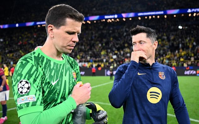 Wojciech Szczęsny i Robert Lewandowski / fot. GettyImages