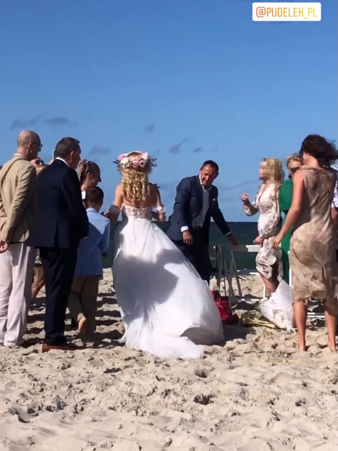 Ceremonia ślubna Małgorzaty Opczowskiej i Jacka Łęskiego