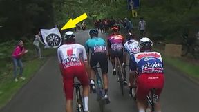 Niecodzienny obrazek na Tour de Pologne. Zobacz, co zrobił kibic